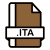 外部-ita-ファイル形式-creatype-filed-outline-colourcreatype icon