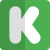 Kickstarter K logo online crowdfunding web portal icon