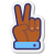 Hand Peace Skin Type 3 icon