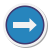 Circled Right icon