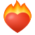 emoji-de-corazón-en-fuego icon