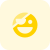 Face expression with an eye patch smiling emoticon icon