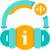 Headphone Information icon