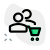 Bulk group buying option on a e-Commerce website portal icon