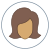 Circundado usuario Mujer Tipo de piel 5 icon