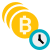 point de trading de crypto-monnaie icon
