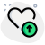 High pulse rate measurement on a digital devices icon