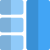 Right column grid with section boxes as left icon