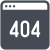 404 cтраница не найдена icon
