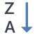 Alphabetische Sortierung 2 icon