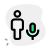 Audio played by employee on a chat messenger icon