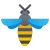 vue de dessus d'abeille icon
