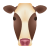 visage de vache-emoji icon