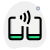 Tethering between two cell phones with wireless file transfer icon