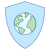 Escudo de internet icon