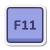 f11キー icon
