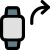 Forward message from your advance smartwatch layout icon