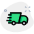 Express fast cargo delivery logistic department facility icon
