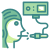 cirurgia-laser-externa-tecnologia-médica-wanicon-wanicon-dois-tons icon