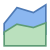 Диаграмма с областями icon