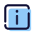Sinal de informação quadrado icon