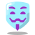 Máscara anónima icon