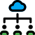 Cloud space membership shared between multiple users icon