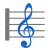 punteggio musicale icon