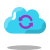 Sincronizzazione cloud icon