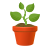 emoji de planta em vaso icon