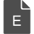 E File icon