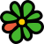 ICQ a cross-platform instant messaging and VoIP client icon