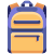 mochila-externa-elearning-and-education-justicon-flat-justicon icon