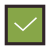 Ausgefüllte Checkbox icon