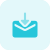 Save and download email icon