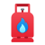 botella con gas icon