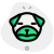 Neutral pug dog face emoji with eyes closed icon
