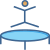 Gymnastique au trampoline icon