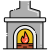 Fireplace icon