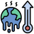 Climate change icon
