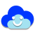 Nube feliz icon