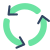 setas circulares icon