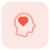 Psychology department for emotions and brain development icon