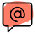 Email address contact icon