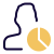 Chart graph for a visualization of social media profile index icon