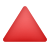 빨간색 삼각형이 뾰족한 이모티콘 icon