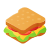 샌드위치 이모티콘 icon