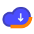 Download from the Cloud icon