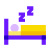 Sleeping in Bed icon