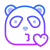 Beijinho panda icon
